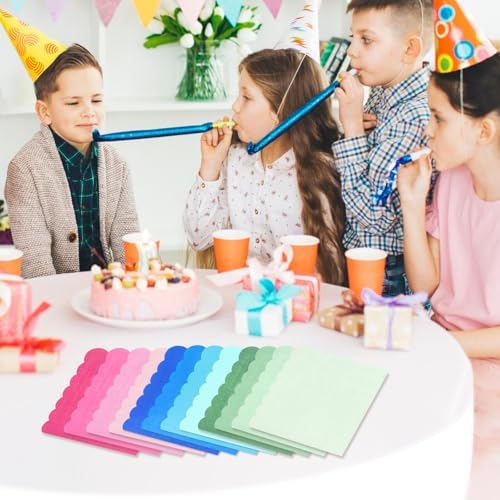 Gradient Brown Cocktail Napkins 120PCS 2-Ply Disposable Party Beverages