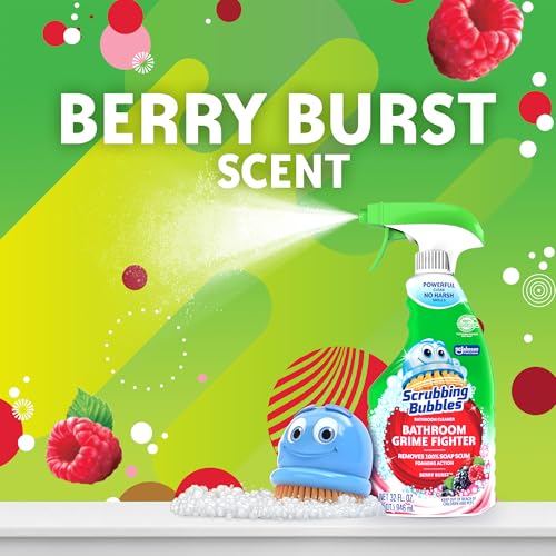 Scrubbing Bubbles Bathroom Cleaner Spray, Berry Burst, 32oz (Pack of 2)