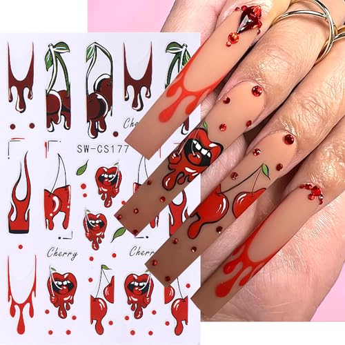 Halloween Nail Stickers 4-Pack Self-Adhesive Spooky Pumpkin Cobweb Decals