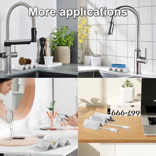 Modern Marble Soap Dish with Drain - White Resin Tray for Bathroom & Kitchen