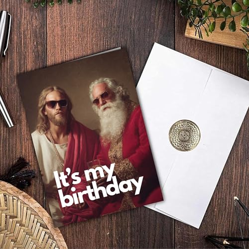 Funny Christmas Card - Hilarious Xmas Card for Friends & Family