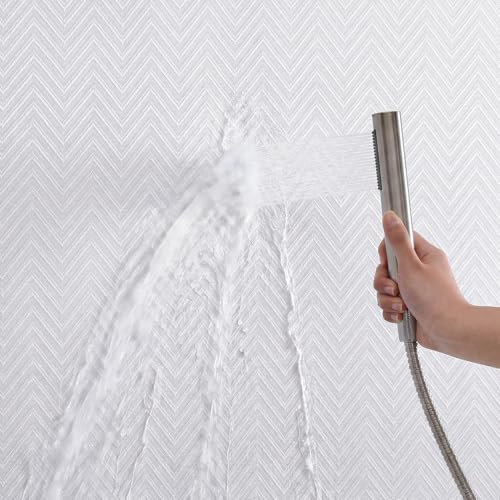 Waterproof Fabric Shower Curtain 36" x 72" - No Liner Needed, White