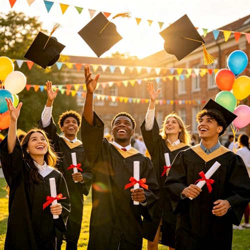 Deovige Graduation Cap Headband 2PCS - Anti-Fall Cap Insert & Holder