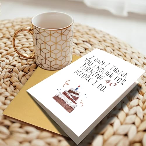 Funny 40th Birthday Card for Him & Her - Unique Gift