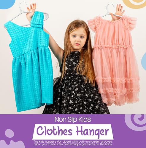 Utopia Home Kids Hangers - 20 Pack Non-Slip Baby Clothes Hangers