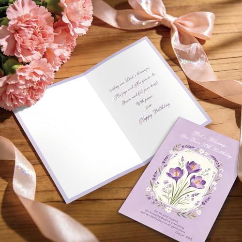 Religious 90th Birthday Card #3 - Christian Greeting for Milestones