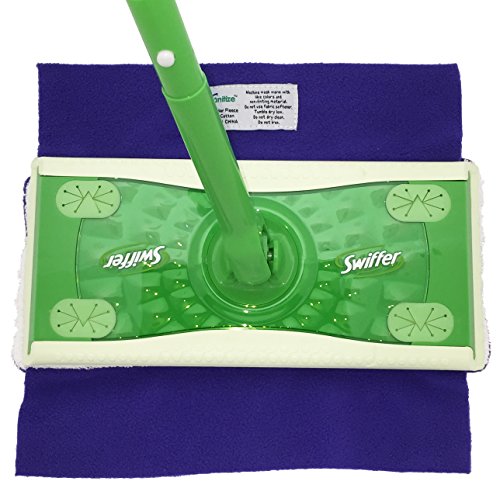 Washable Reusable Wet Mop Pads for Swiffer Sweeper - 4-Pack