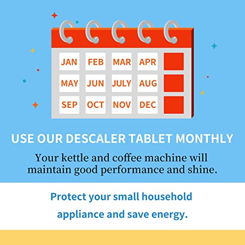 NATRUTH Limescale Removal Tablets for Kettles & Coffee Machines - Pack of 20