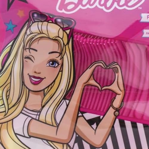 Brush Buddies Barbie Kids Dental Floss Picks, Bubble Gum, 36 Count