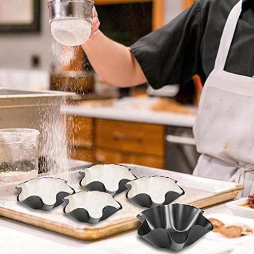 RUVINCE Tortilla Bowl Maker - Nonstick Taco Shell Set of 8 for Perfectly Shaped Salad Bowls