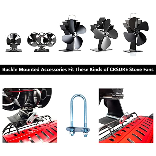 CRSURE Stove Fan Mounting Kit for Buddy Heater - Durable Steel