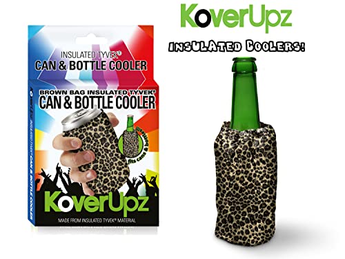 Insulated Tyvek Cooler Sleeve for Cans & Bottles - Reusable & Collapsible