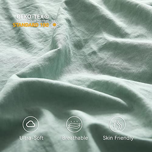 MILDLY Sage Green Body Pillowcase - 20x54 Inches, Soft Microfiber