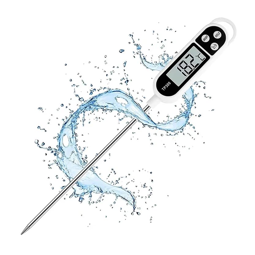 Skiennix Digital Instant Read Candy Thermometer - Perfect for Meat, Cooking, BBQ & Frying | 9.4in