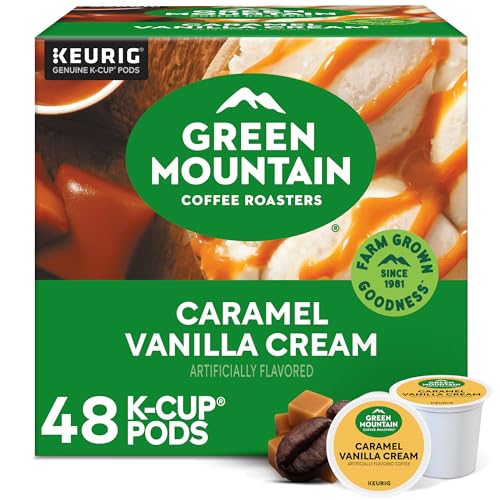 Green Mountain Coffee Roasters Caramel Vanilla Cream K-Cup Pods - 48 Count