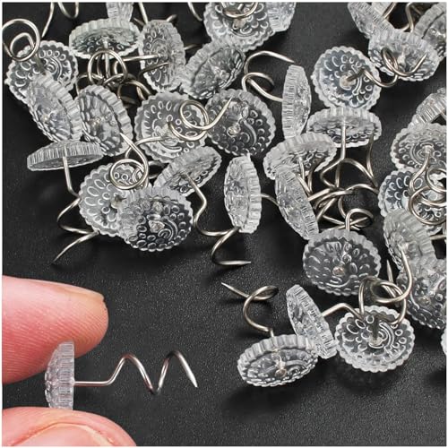 Upholstery Twist Pins - No-Slip Fabric Holders for Sofa Covers & Bed Skirts