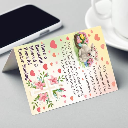 Christian Easter Blessings Card for Family & Friends - FANCYLUCKY