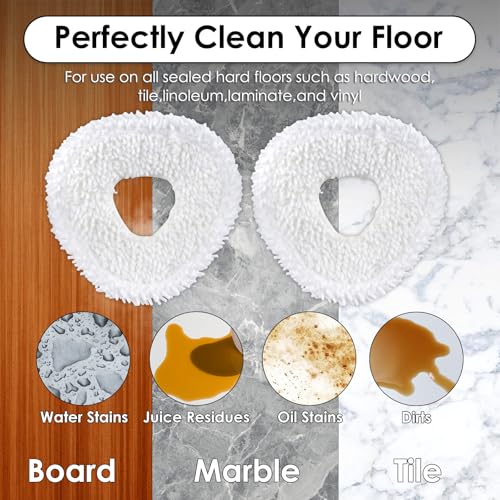 3 Pack Microfiber Mop Pads for Narwal Freo Robot Vacuum Cleaner