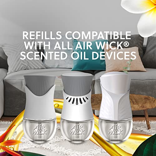 Air Wick Plug In Scented Oil Refills, Hawaii Exotic Papaya & Hibiscus, 3 Pack