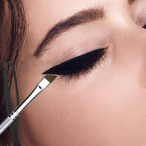 Vertex Slanted Angled Eyeliner Brush for Precision Winged Cat Eyes