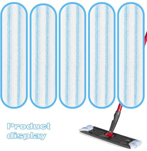 5-Pack Replacement Mop Pads for O-Cedar H2Pro Flat Mop System