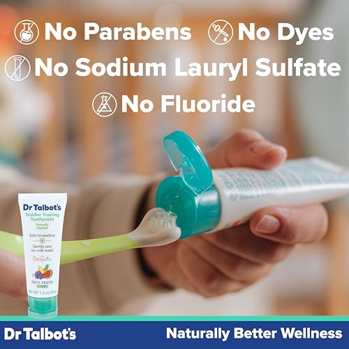 Dr. Talbot's Toddler Training Toothpaste - Fluoride-Free Tutti Frutti