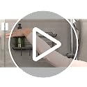 KINCMAX Matte Black Shower Caddy - Rustproof Stainless Steel Adhesive Shelf