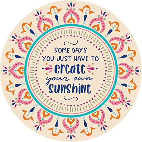 Karma Boho Inspirational Magnets - Motivational Quotes for Car, Fridge & Locker