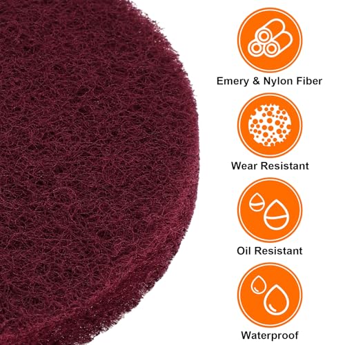 HARFINGTON 20-Pack 2-Inch Scouring Pads for Drill Cleaning