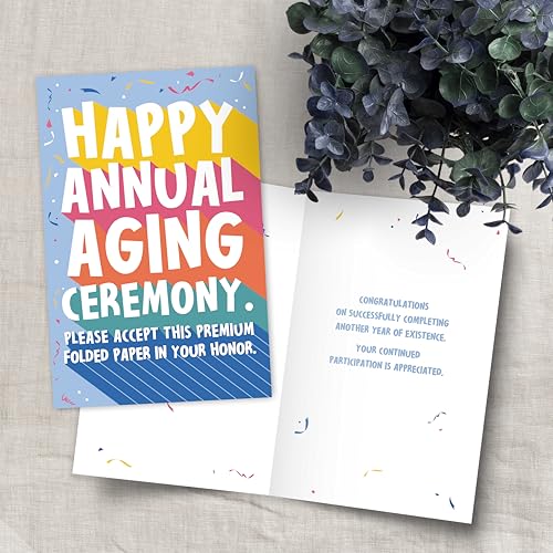 Sarcastic Birthday Card - Funny Greeting Card for Friends and Coworkers