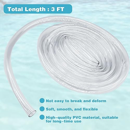 CANIPHA 3Ft Portable Air Conditioner Drain Hose Kit, 3/5 Inch Leakproof Pipe