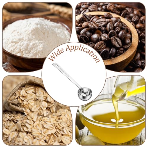 Jeffdad Stainless Steel 1 Tablespoon Measuring Spoon 15ml Coffee Scoop