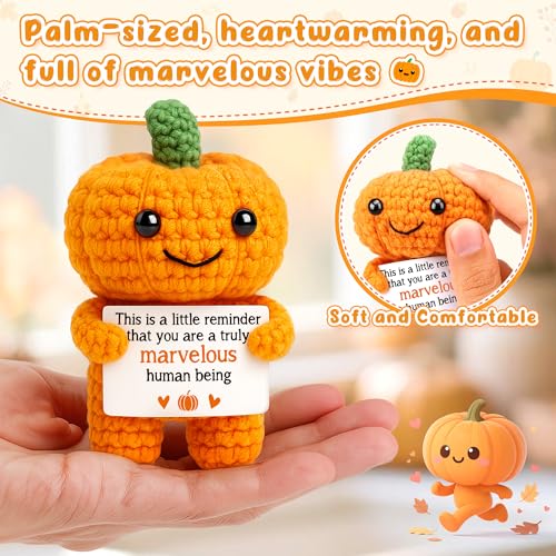 Handmade Crochet Pumpkin Basket for Fall & Halloween Gifts - Cute Seasonal Decor