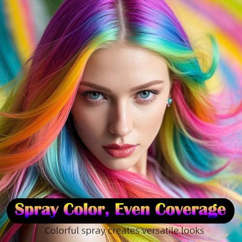 Pink Temporary Hair Color Spray Washable Hair Dye for Cosplay