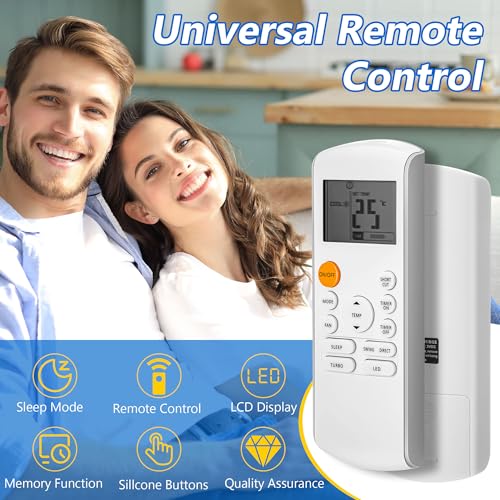 Midea Air Conditioner Remote Control | Smart Replacement with Backlight