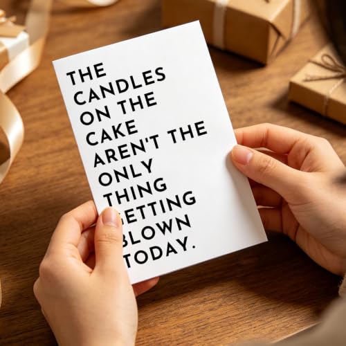 Funny Birthday Card for Him - Hilarious Gift for Boyfriend or Husband