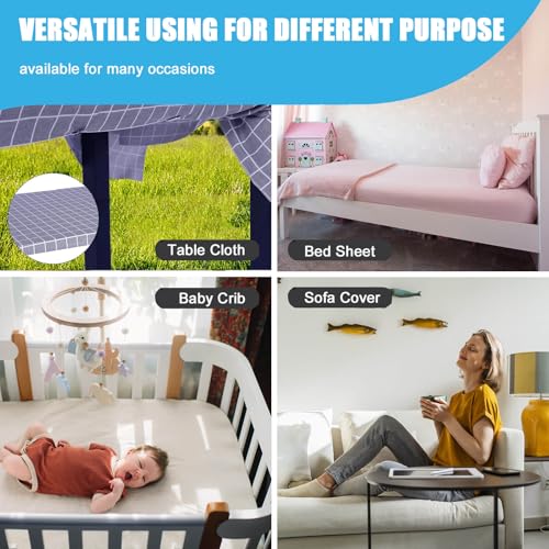 OPPKEPT Adjustable Bed Sheet Holder Straps - 6-Sided Triangle Fasteners