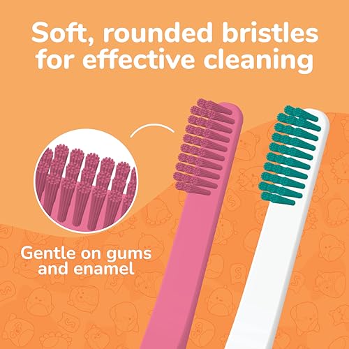 Brush Buddies Squishmallows Manual Toothbrushes Soft 4-Pack