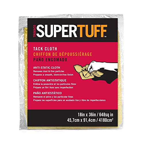 Trimaco Tack Cloth, 18" x 36" - Dust-Free Surface Preparation