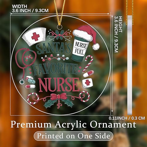 Funny Nurse Christmas Ornament - Thoughtful Gift for Nurses