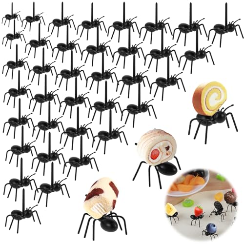 36 Pcs Reusable Ant Toothpicks for Party Decorations
