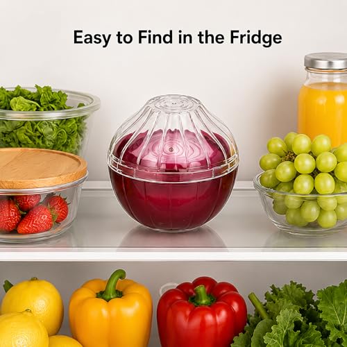 Onion Keeper Container - Reusable Storage for Fresh Onions