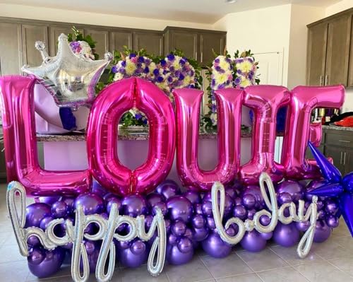 Hot Pink 40-Inch Letter Z Balloon - Foil Decoration for Parties