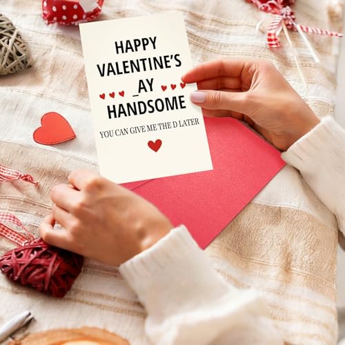 Cheeky Valentine's Day Card for Him - Funny & Playful Design