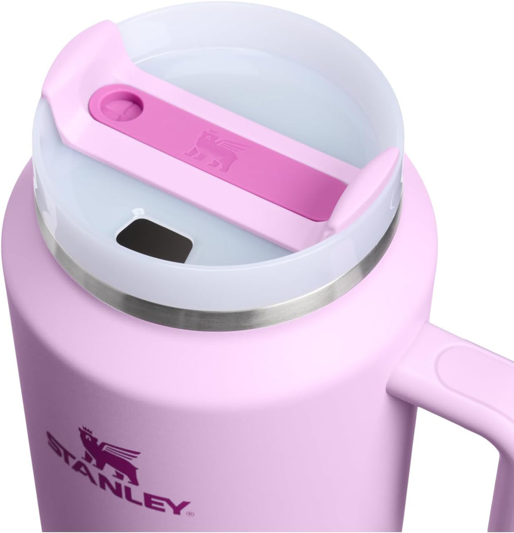 STANLEY Quencher H2.0 Tumbler - 64 oz Insulated Stainless Steel Cup with Handle & Straw | Soft Orchid