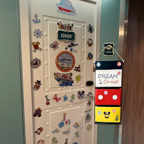 Cruise Cabin Door Organizer - 3 Pocket Hanging Hanger for Gift Exchange
