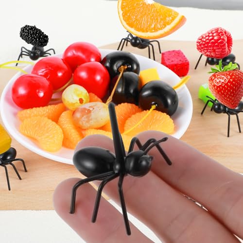 36 Pcs Reusable Ant Toothpicks for Party Decorations