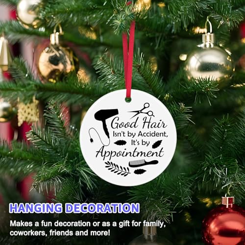 Funny Hair Stylist Christmas Ornament - Gift for Hairdressers