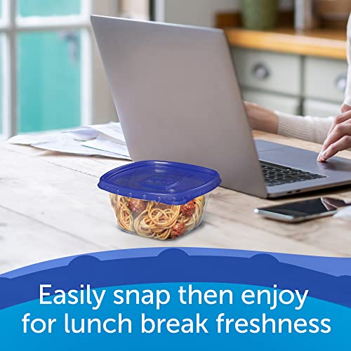 Ziploc Reusable Food Storage Containers, Mini Rectangle, 24 Count