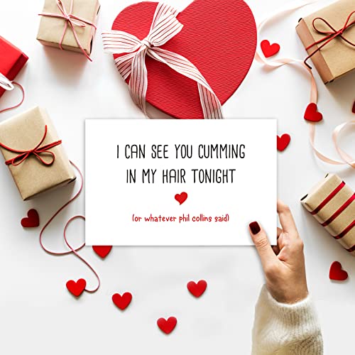 Naughty Valentine's Day Card for Him | Leinessy Anniversary Gift